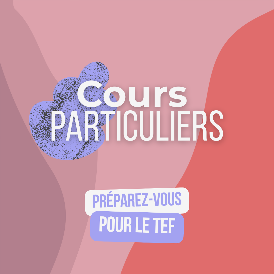 Cours particuliers – TEF
