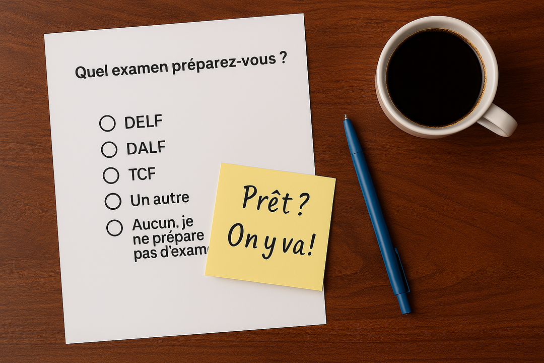 Quel examen préparez-vous ?